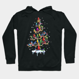 Birds Christmas Tree Hoodie